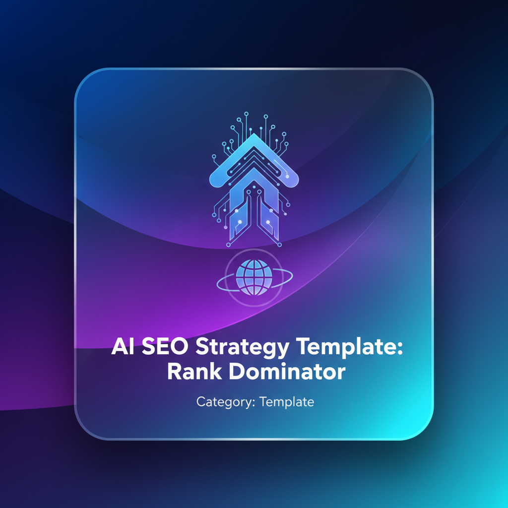 AI SEO Strategy Template: Rank Dominator