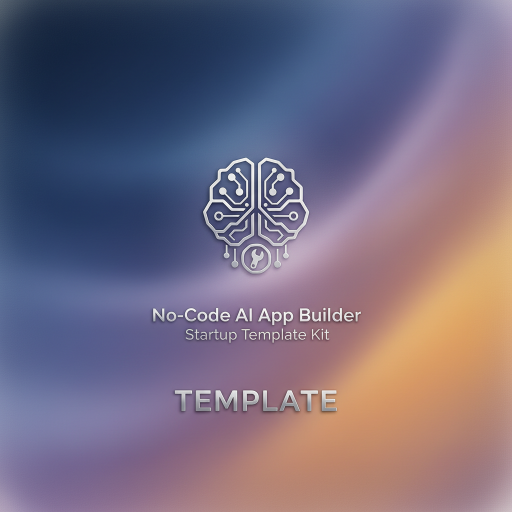 No-Code AI App Builder: Startup Template Kit