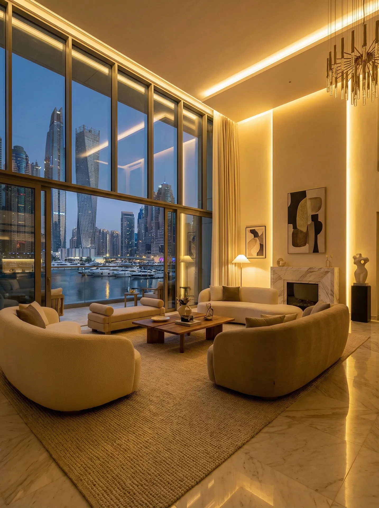 Luxury apartment interior
