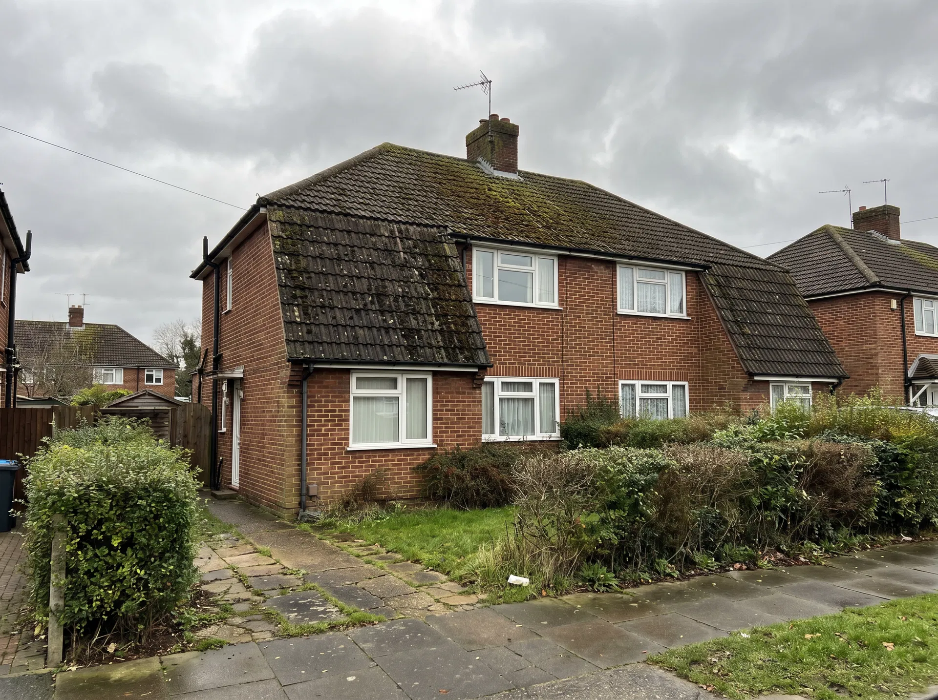 Before - Semi-Detached — Charcoal Grey