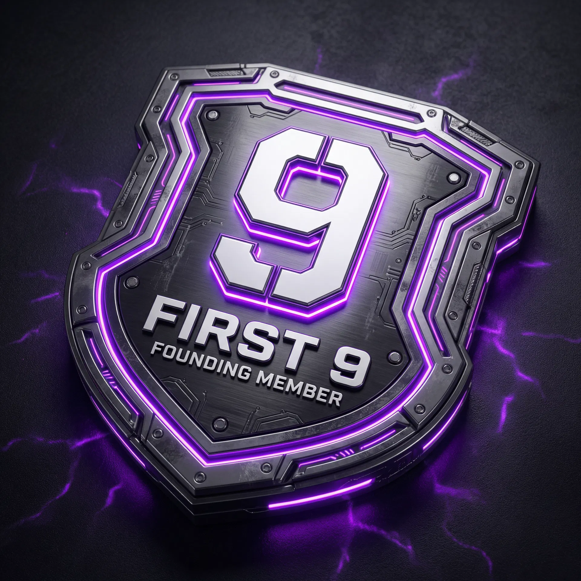 First 9 Founding Member Badge