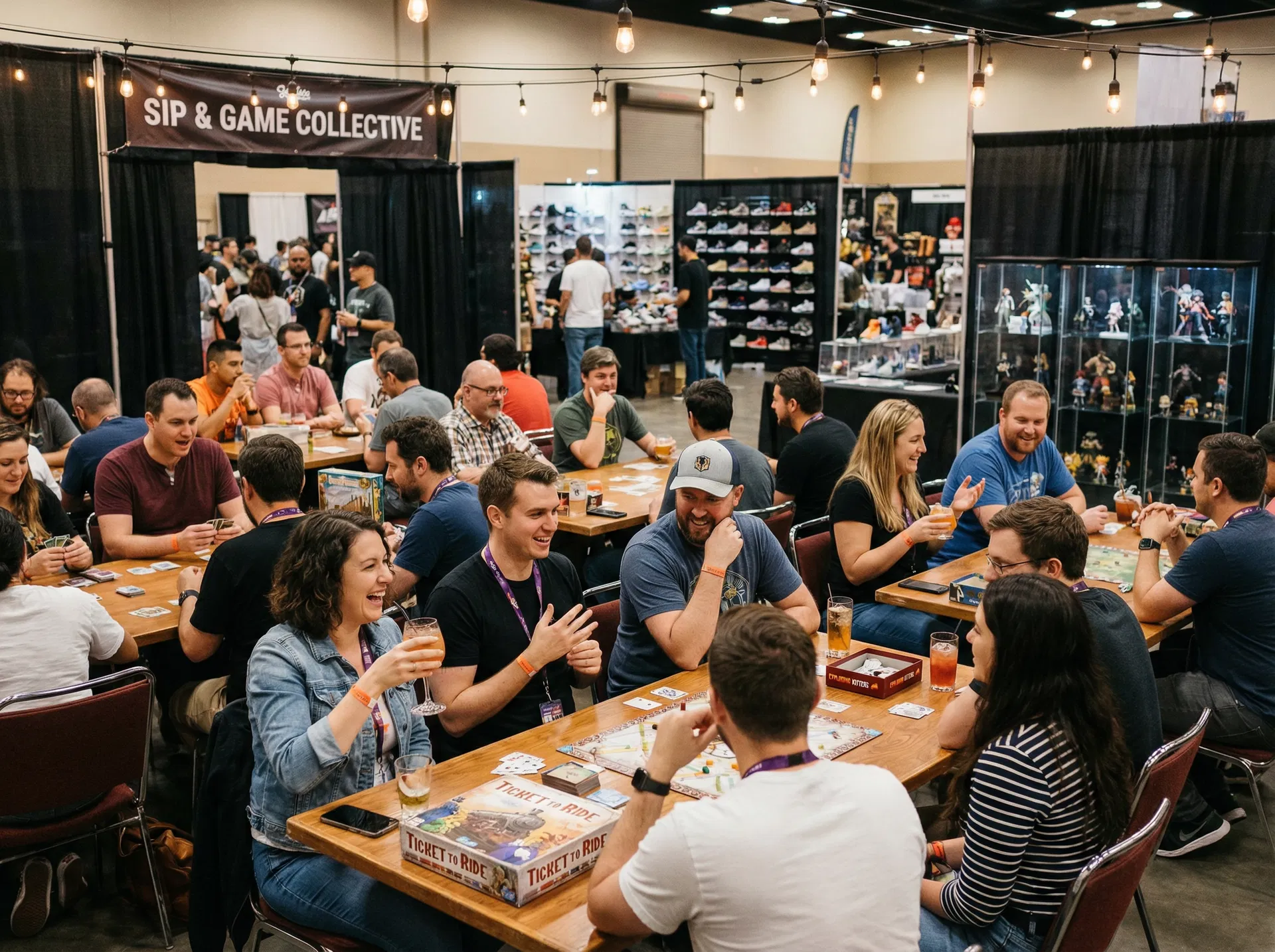 Board games and craft drinks at the SIP & Game lounge