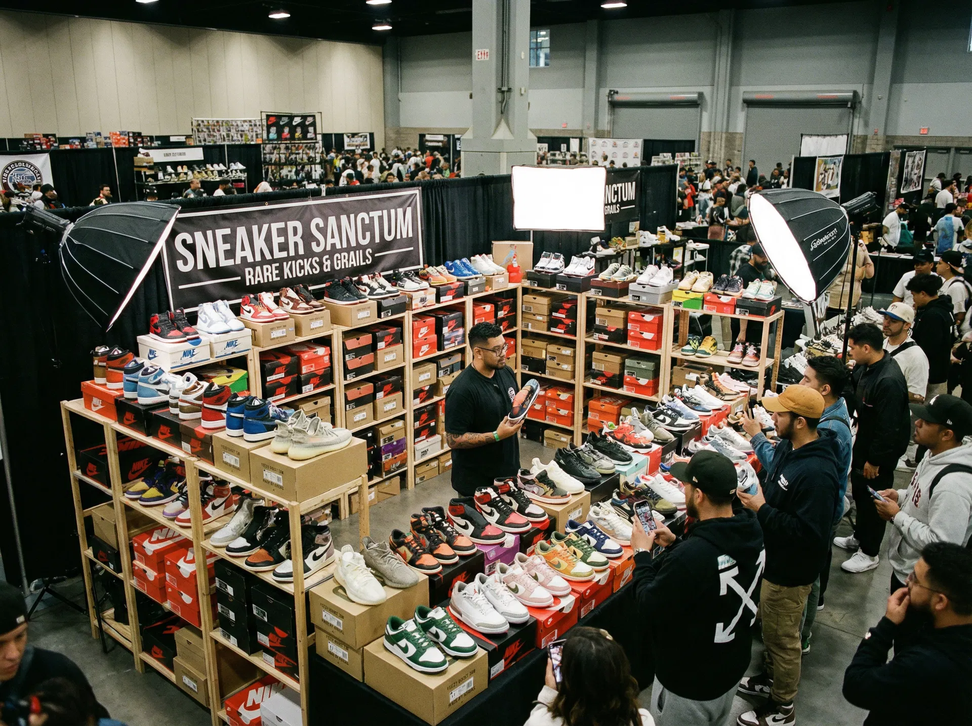Rare kicks and grails — sneaker vendor showcase at SIP & Game