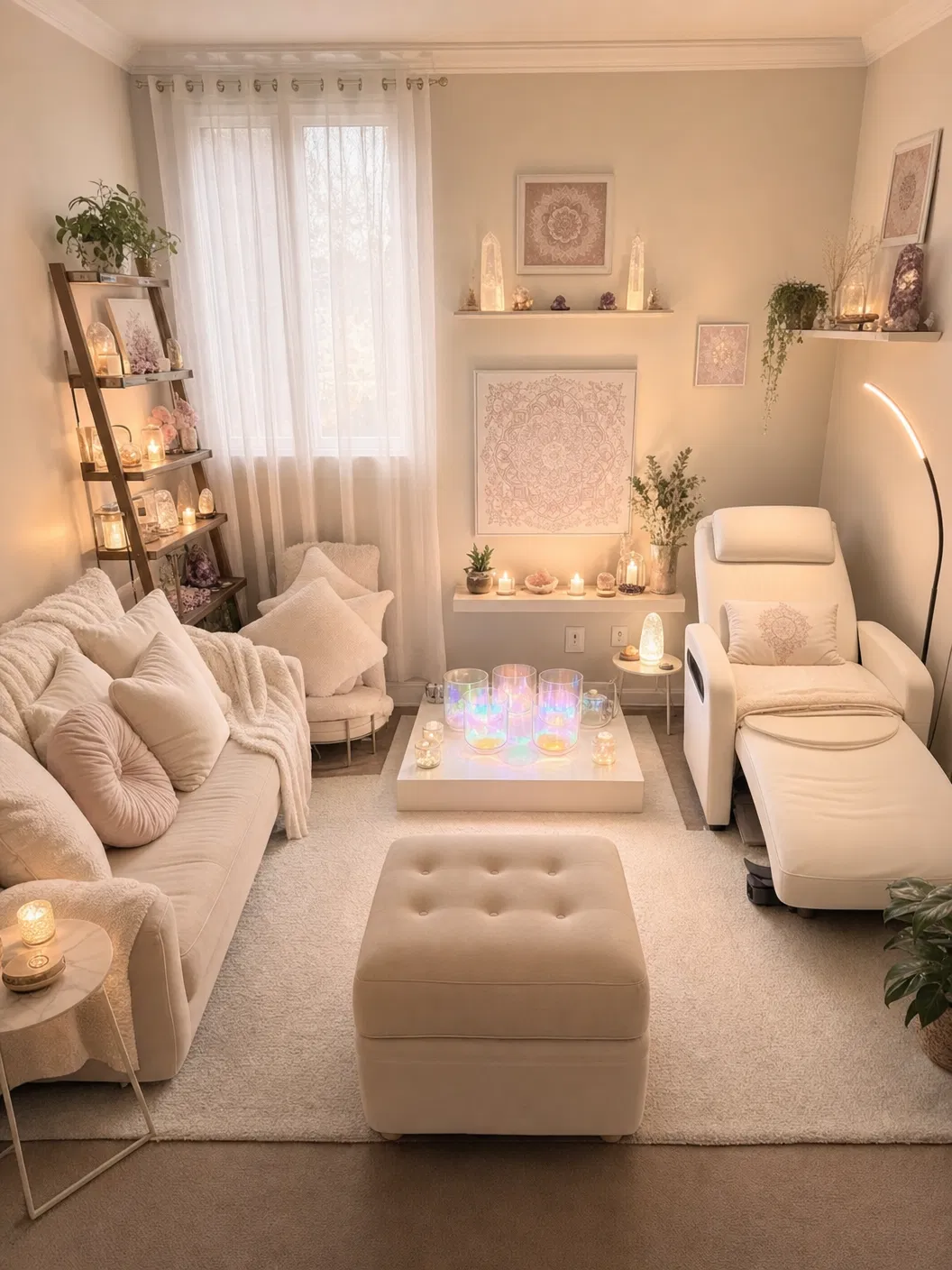 Love Cheni Studio - The sanctuary space with crystal singing bowls