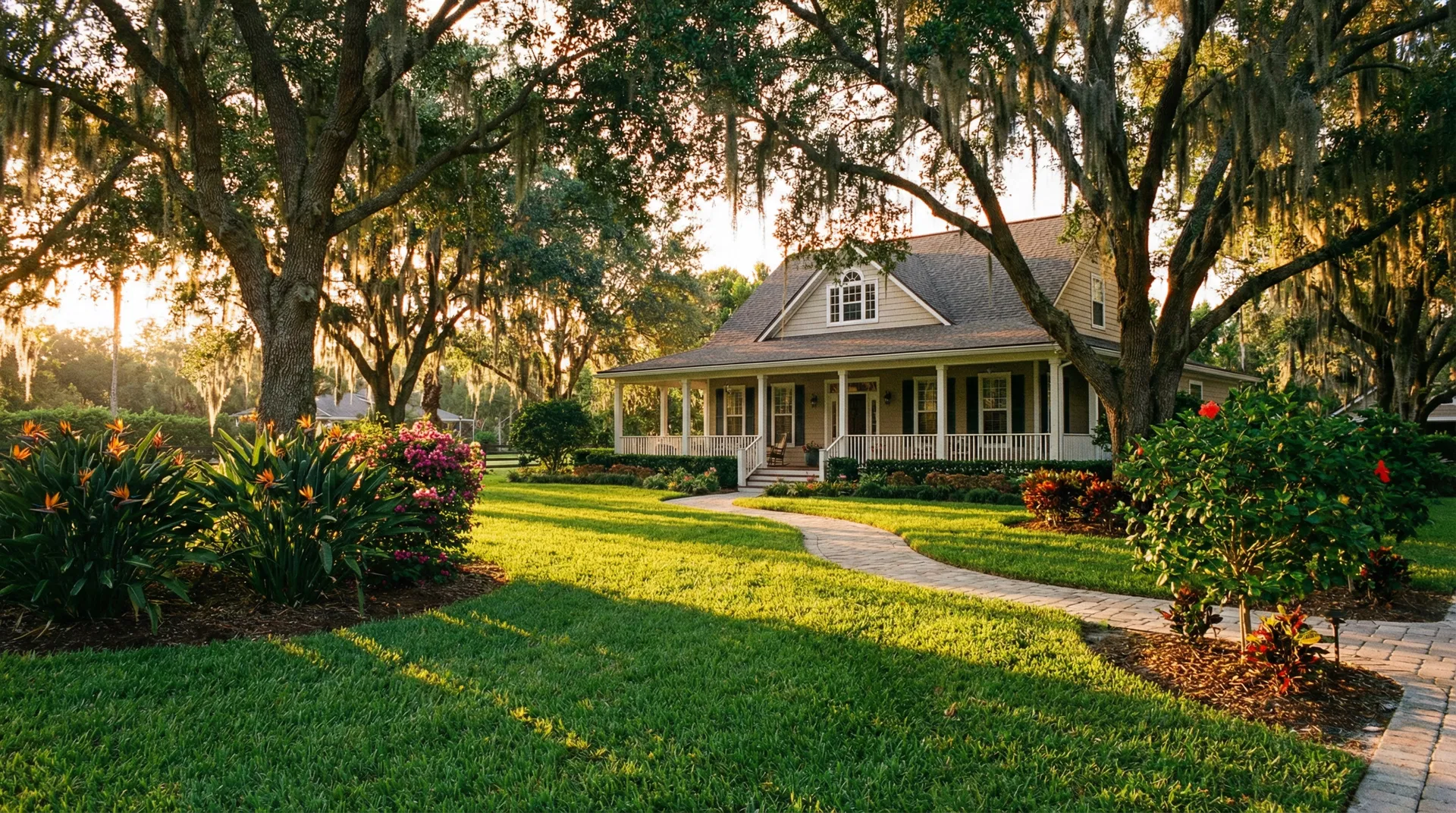 Beautiful landscaped Florida property in Palatka