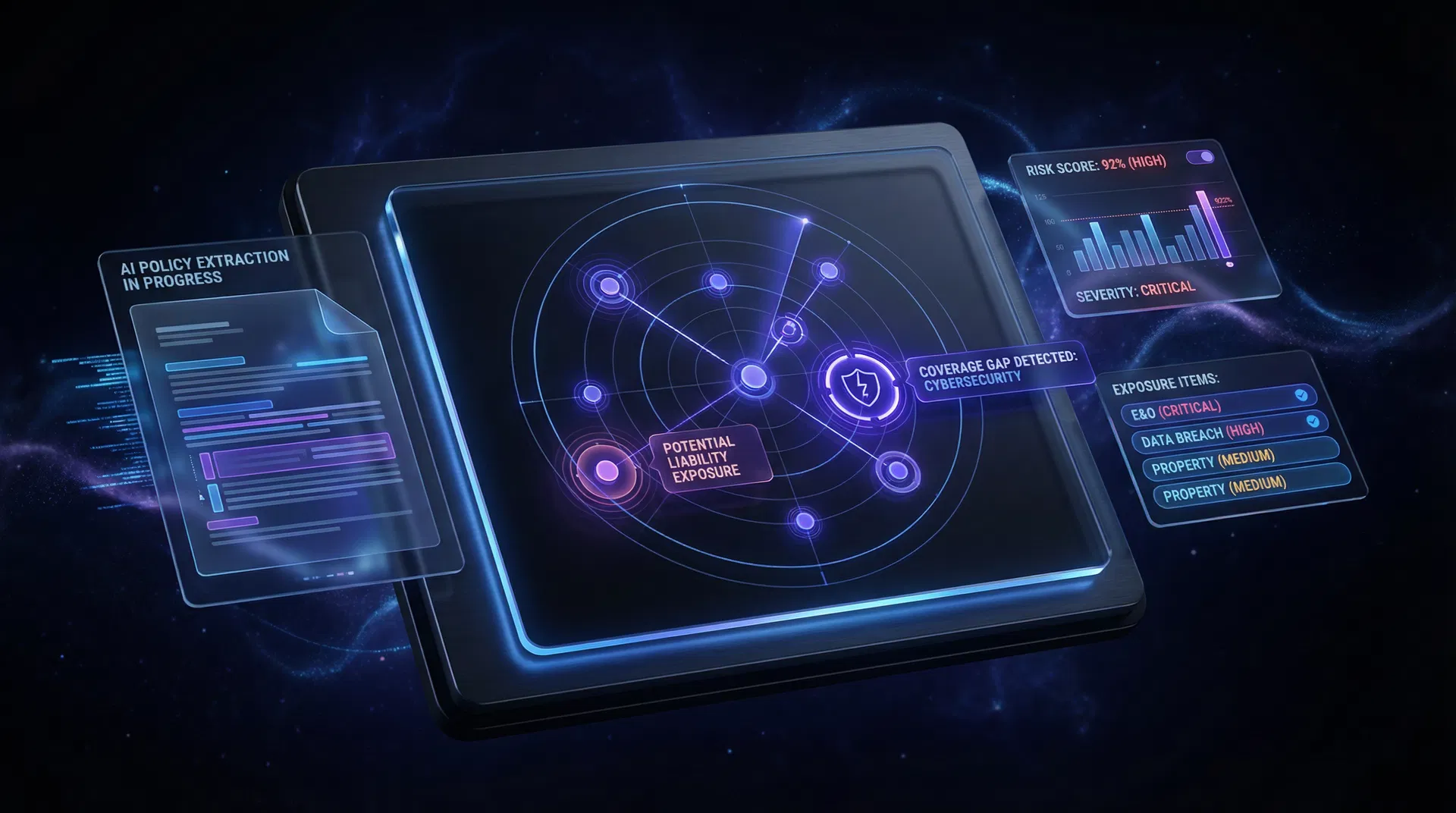 ZenSwept AI-powered coverage gap detection interface