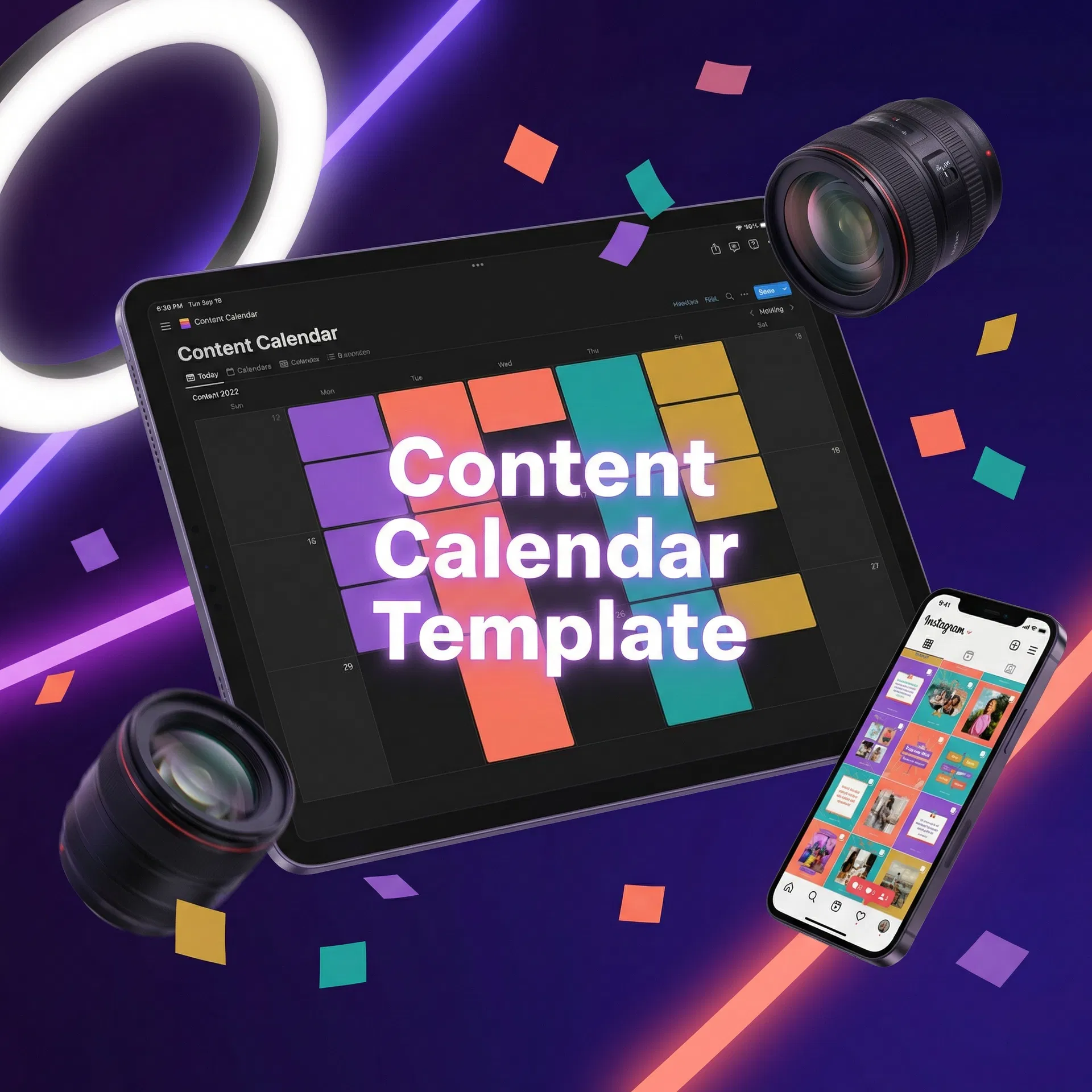 Content Calendar Template