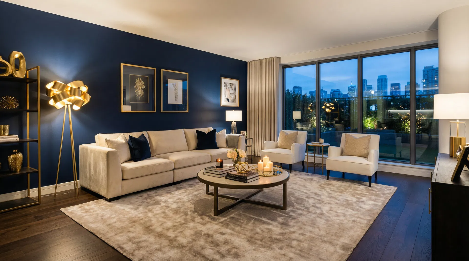 Luxury PreparedPads furnished living room