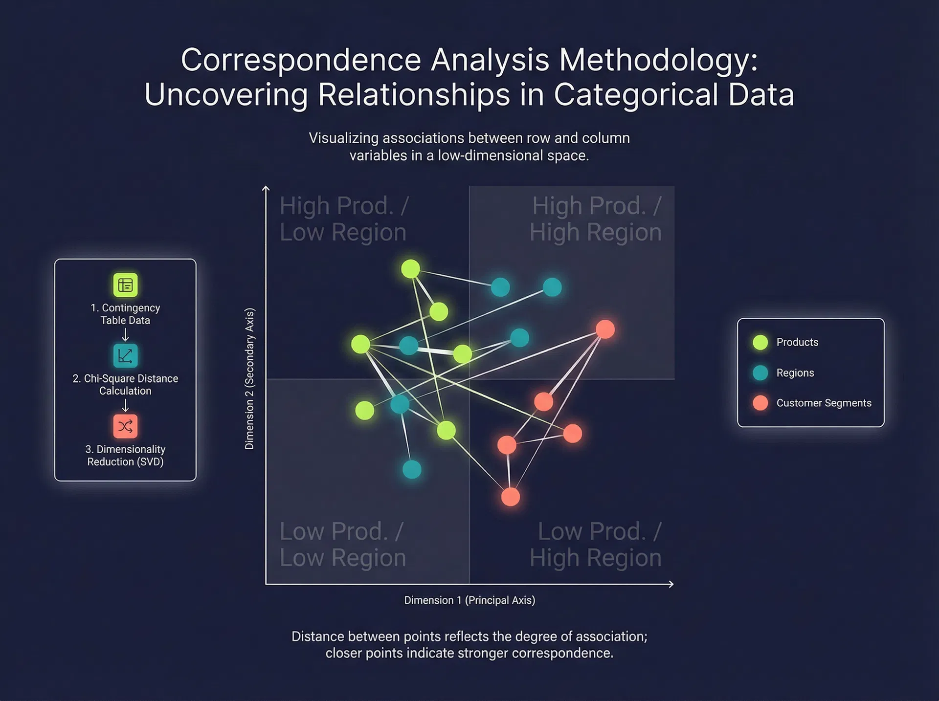Correspondence Analysis Methodology Diagram