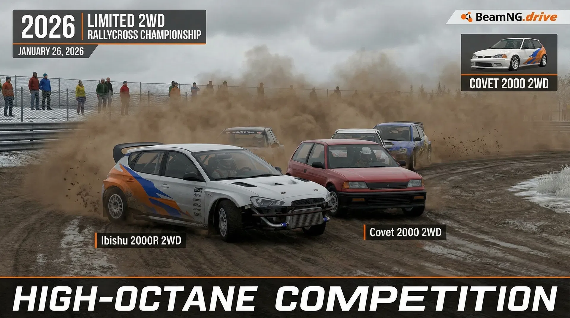 2026 Limited 2WD Rallycross Championship Underway — 46 Drivers Competing
