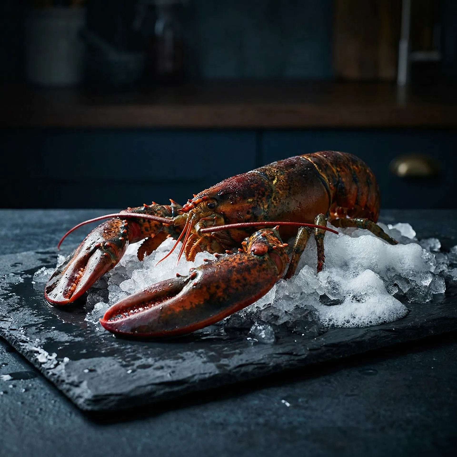Fresh Maine lobster at Marine Fisheries