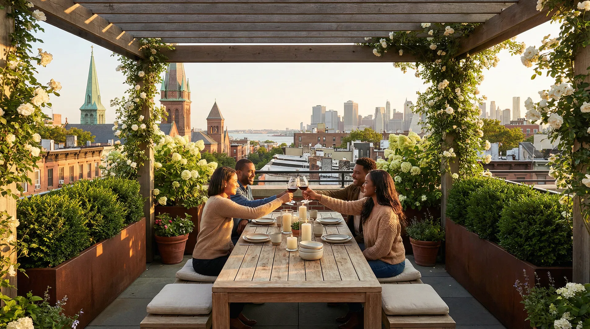 Carroll Gardens Townhouse Garden