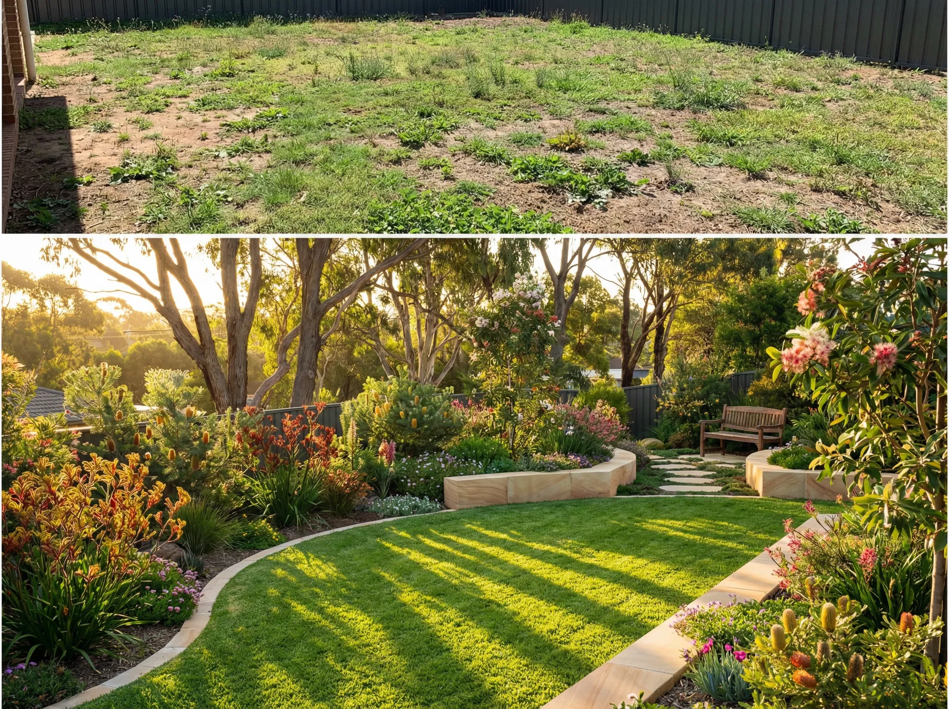 Landscaping transformation