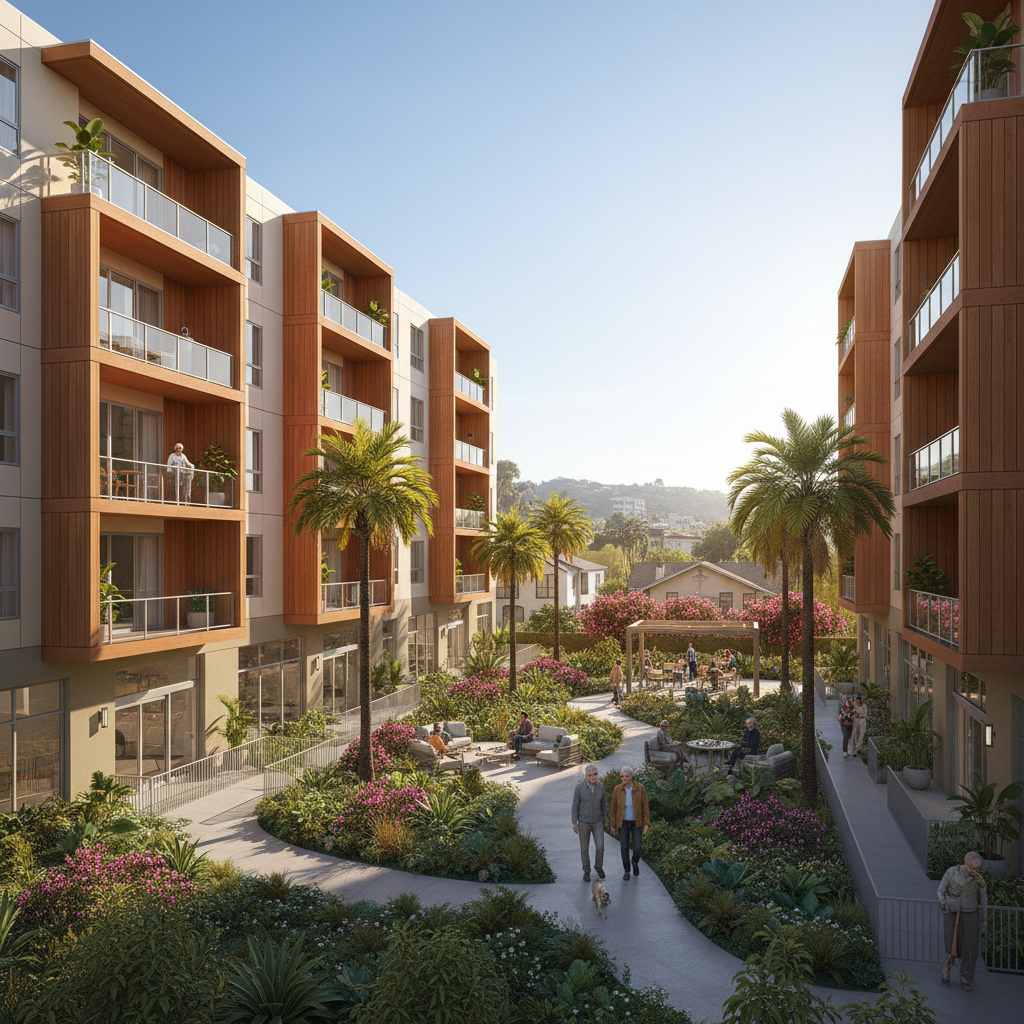 Affordable Housing - New Construction — 1400 N Vermont Ave, Los Angeles, CA 90027