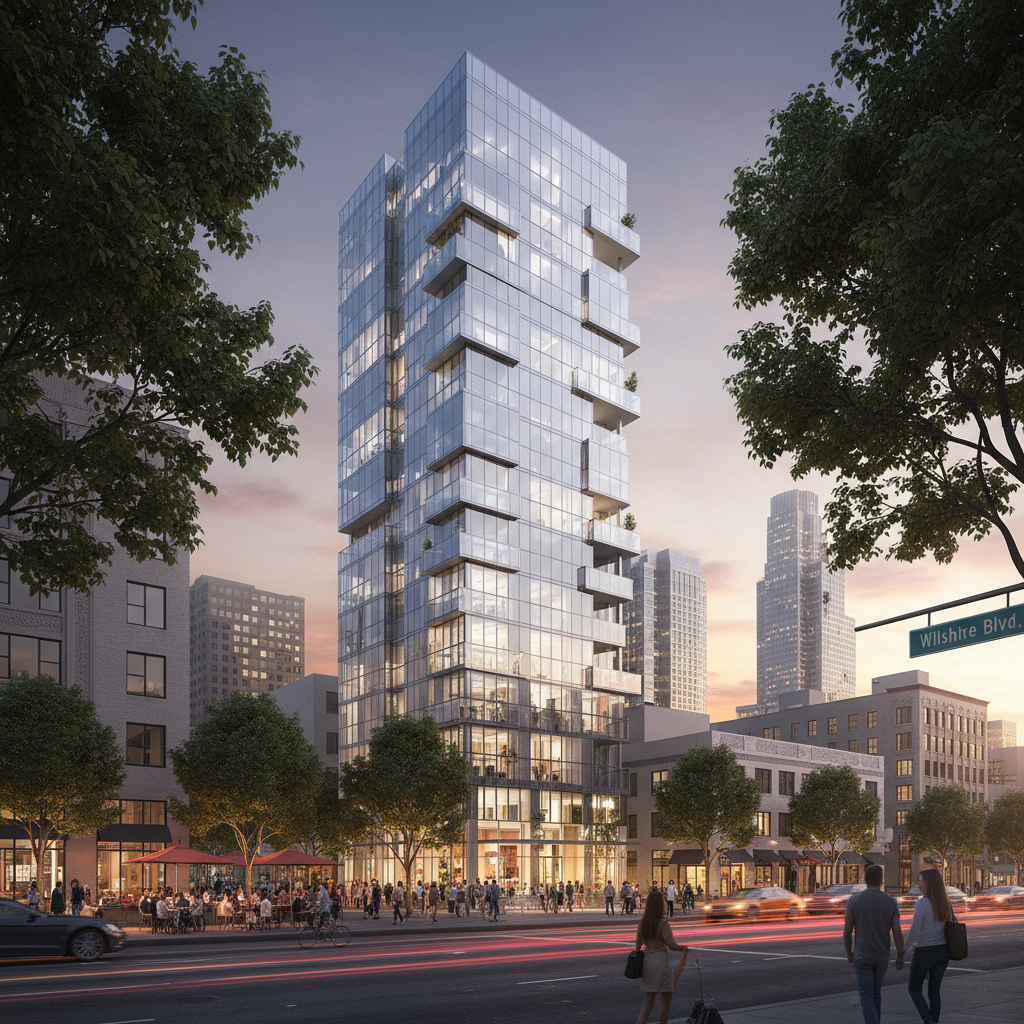 New Construction - Mixed-Use High-Rise — 1230 Wilshire Blvd, Los Angeles, CA 90017