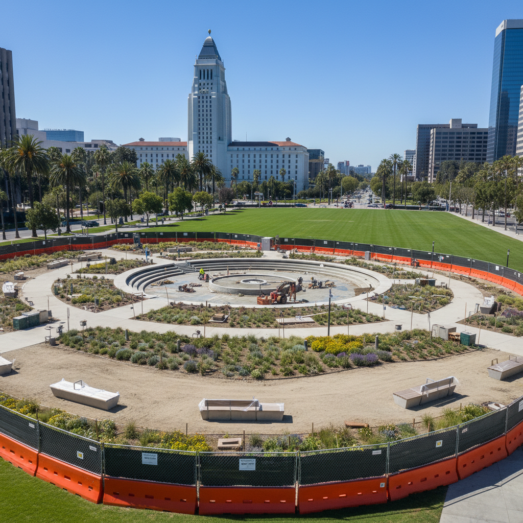 Public Park Renovation — 222 Figueroa St, Los Angeles, CA 90012