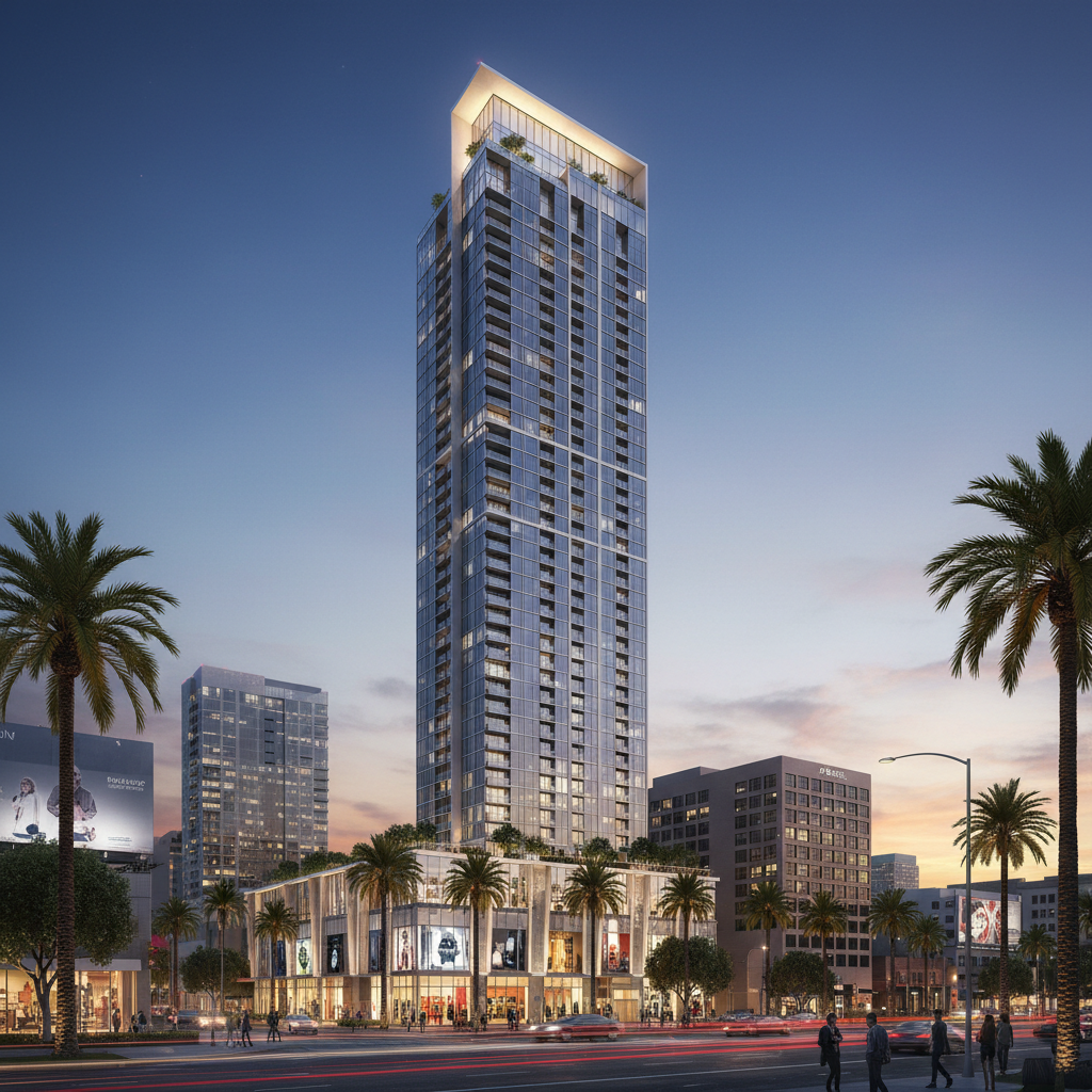 New Construction - Mixed-Use High-Rise — 1230 Wilshire Blvd, Los Angeles, CA 90017