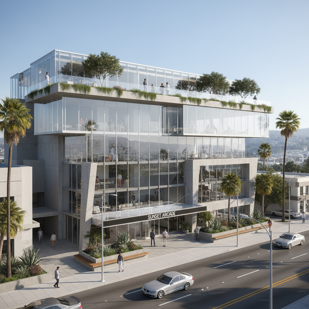 Commercial Renovation & Expansion — 7890 Sunset Blvd, Hollywood, CA 90046