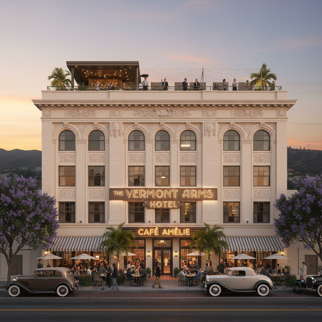 Adaptive Reuse - Hotel Conversion — 1010 N Vermont Ave, Los Feliz, CA 90029