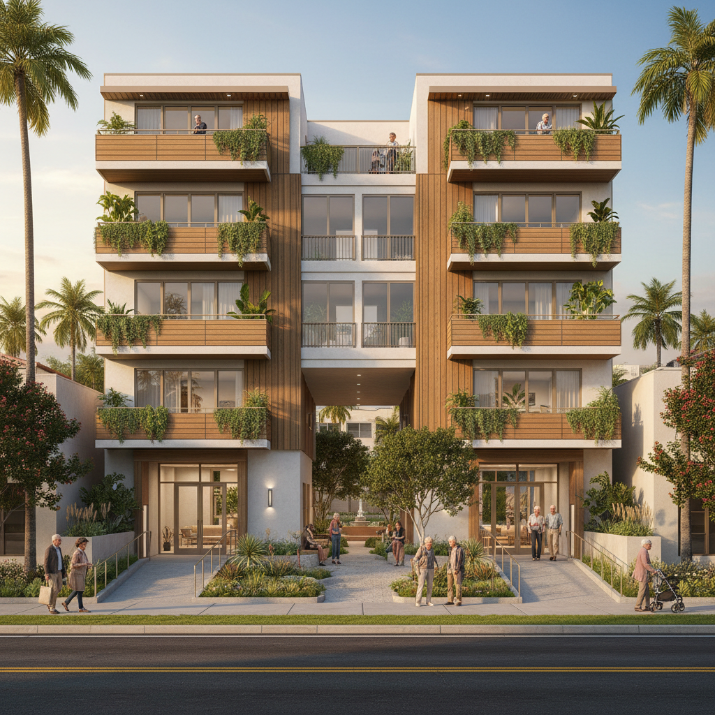 Affordable Housing Development — 1000 N Vermont Ave, Los Angeles, CA 90029