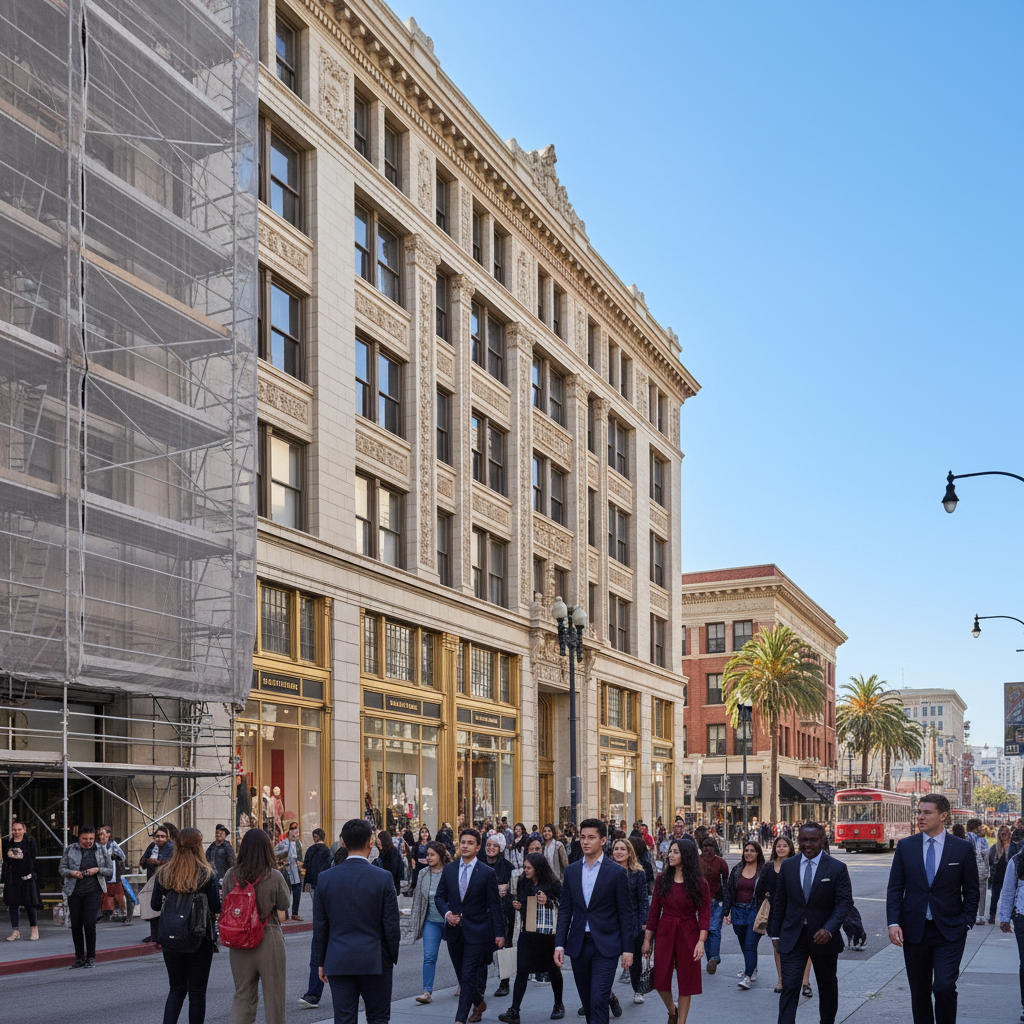 Historic Renovation & Adaptive Reuse — 600 S Spring St, Los Angeles, CA 90014