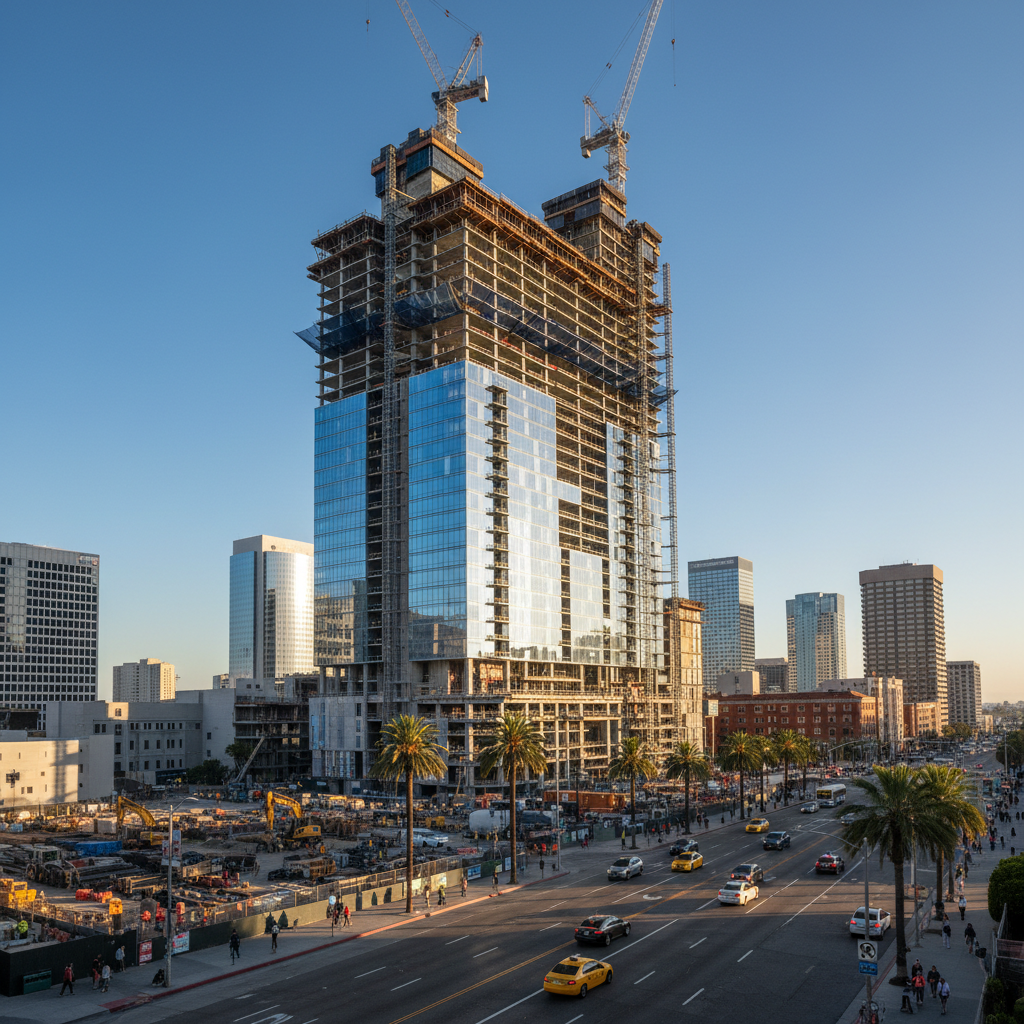 New Construction - Mixed-Use High-Rise — 1230 S Grand Ave, Los Angeles, CA 90015