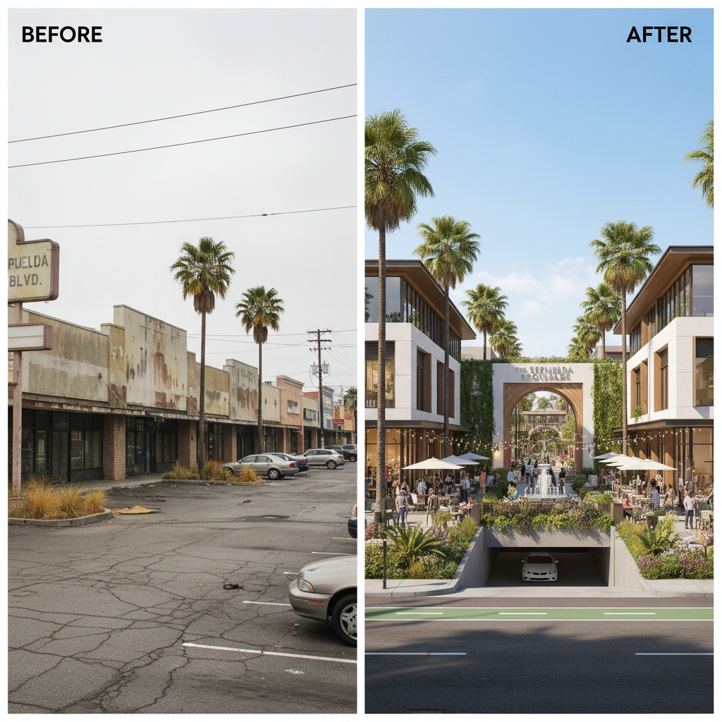 Retail Center Redevelopment — 5678 Sepulveda Blvd, Sherman Oaks, CA 91411