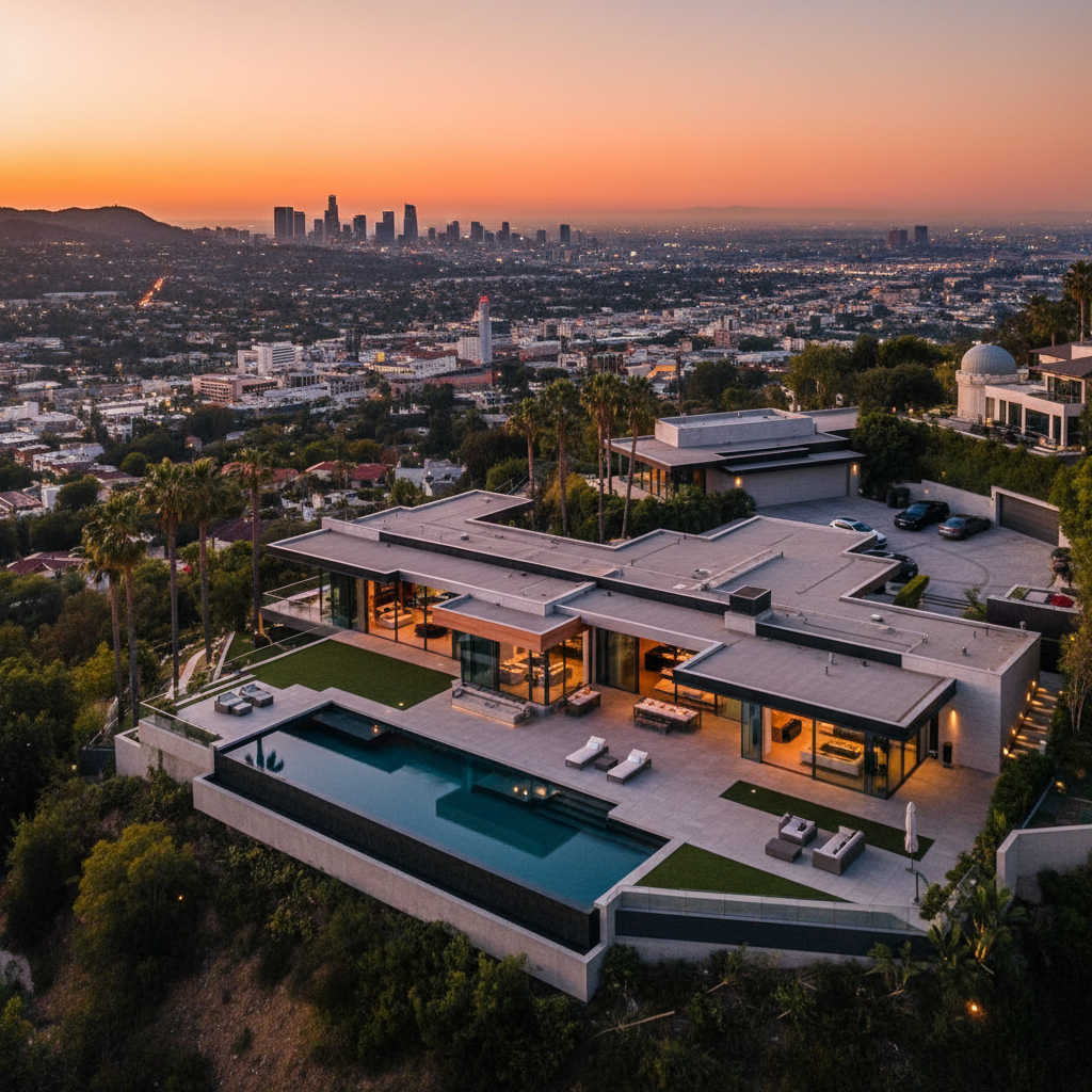 New Single-Family Residence — 7890 Sunset Blvd, Los Angeles, CA 90046