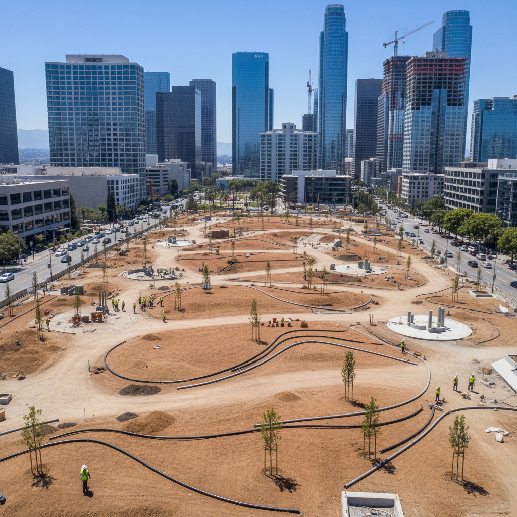 Site Work - Public Park — 700 N Figueroa St, Los Angeles, CA 90012