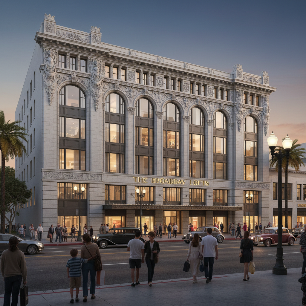 Adaptive Reuse - Office to Residential — 345 S Broadway, Los Angeles, CA 90013