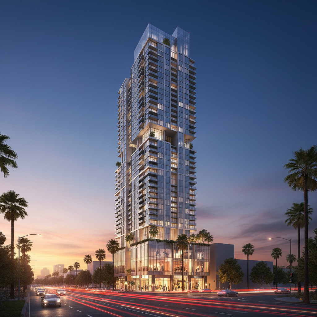 New Construction - Mixed-Use High-Rise — 1234 Wilshire Blvd, Los Angeles, CA 90017
