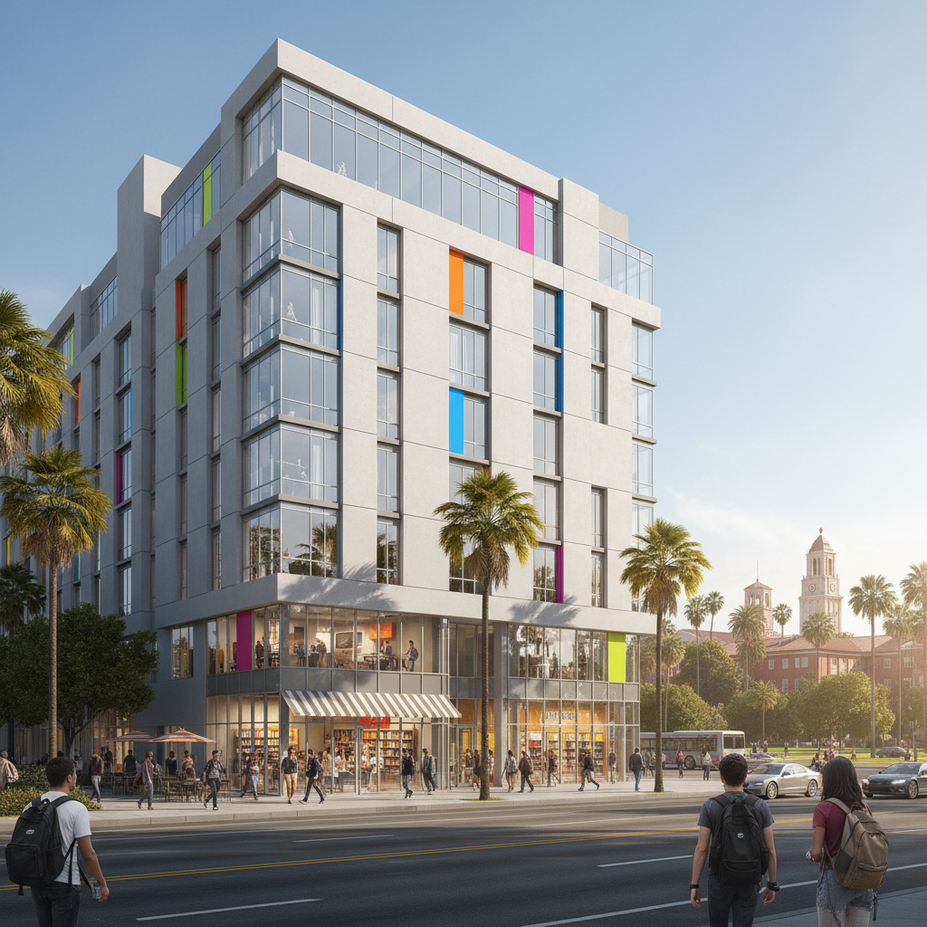 Student Housing - New Construction — 2200 Figueroa St, Exposition Park, CA 90007