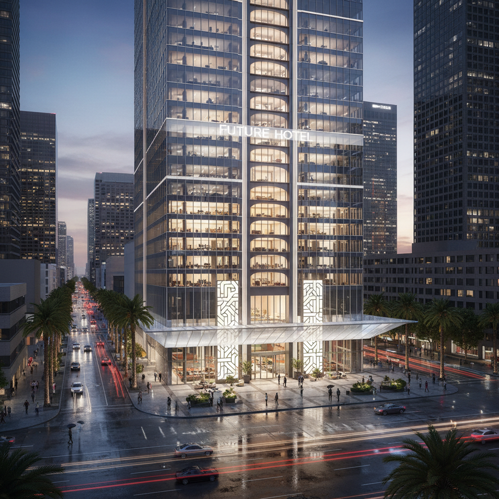 Hotel Conversion — 555 S Flower St, Los Angeles, CA 90071