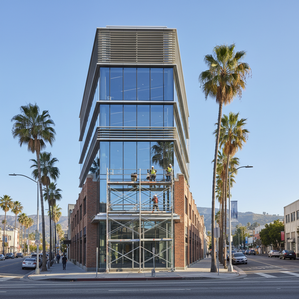 Office Building Renovation & Expansion — 1000 N Highland Ave, Los Angeles, CA 90038