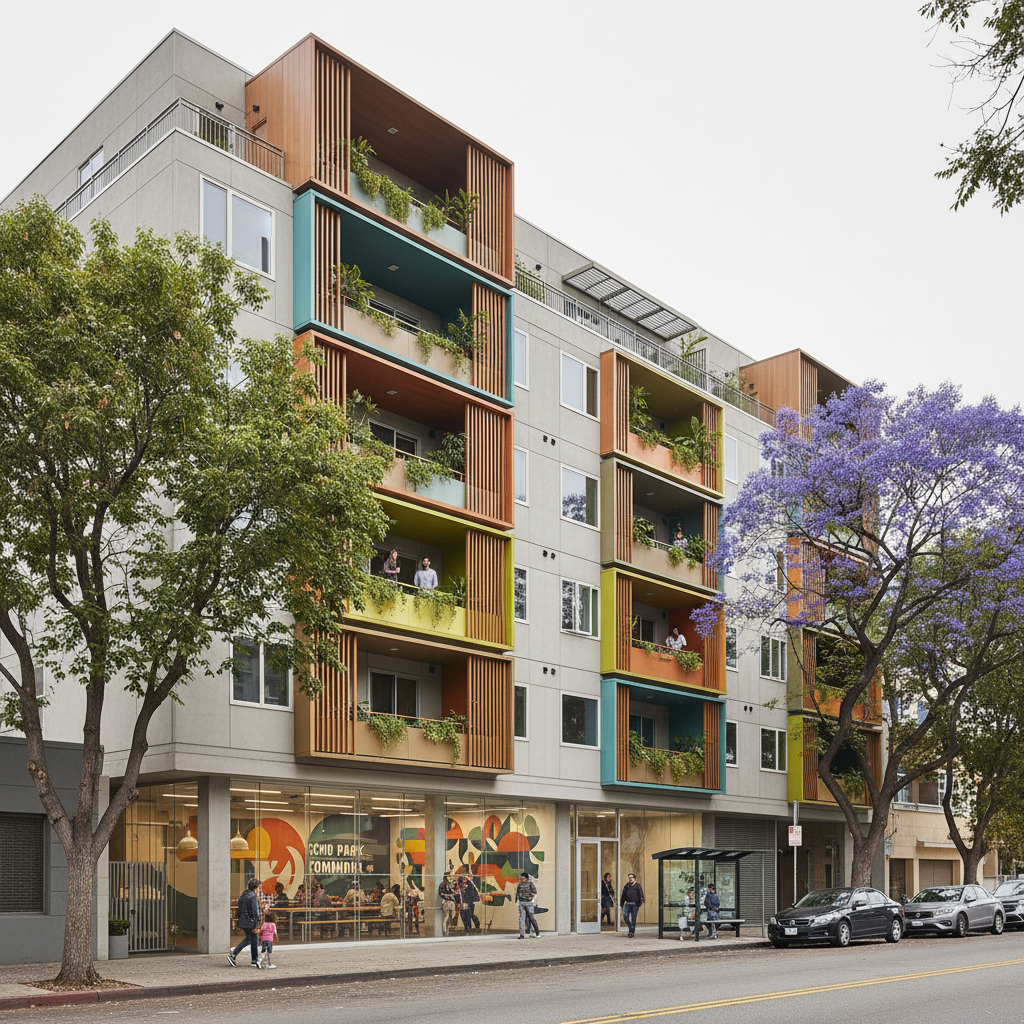 Affordable Housing - Multi-Family — 2500 Sunset Blvd, Los Angeles, CA 90026