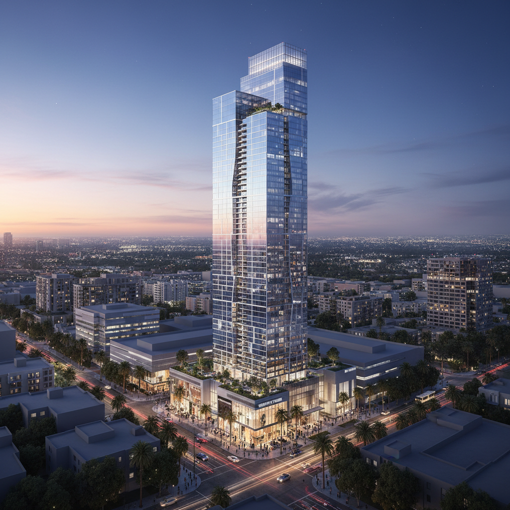 New Construction - High-Rise Mixed-Use — 1230 S Olive St, Los Angeles, CA 90015