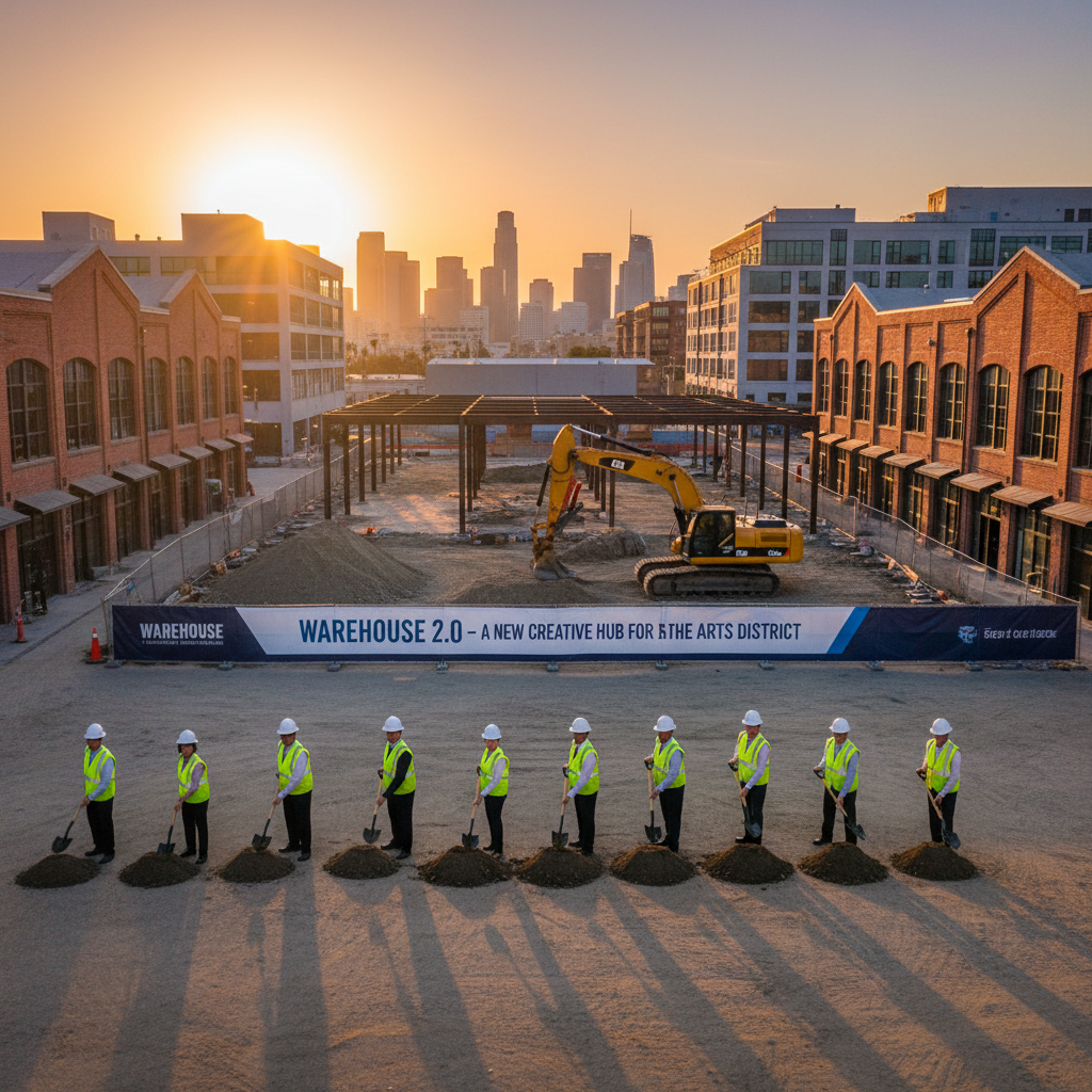 Major Mixed-Use Project Breaks Ground in Arts District, Promises 400+ Units and Retail Hub