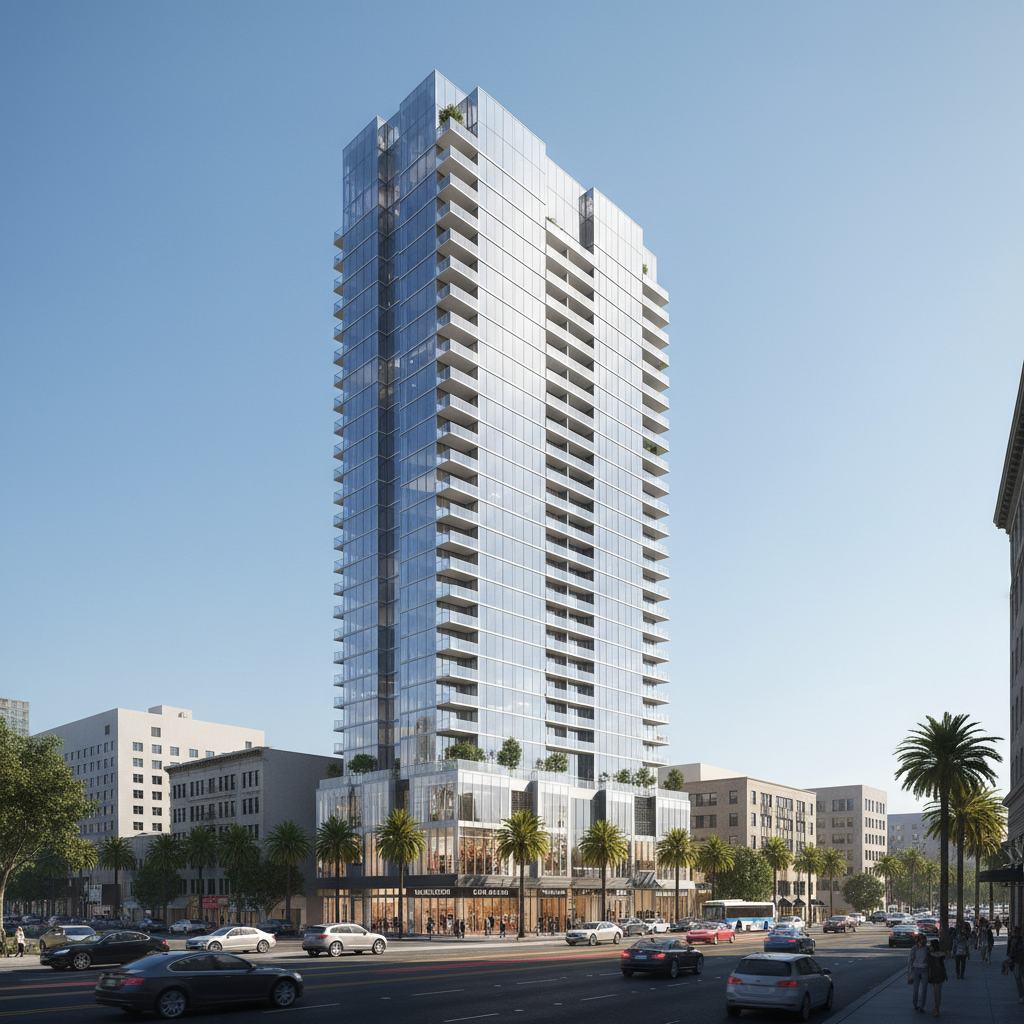 New Construction - Mixed-Use — 1230 Wilshire Blvd, Los Angeles, CA 90017