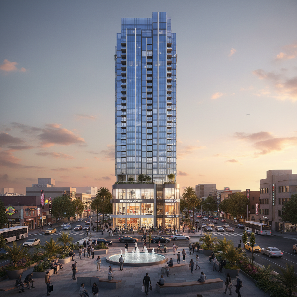 Mixed-Use Residential & Retail — 3450 Wilshire Blvd, Los Angeles, CA 90010