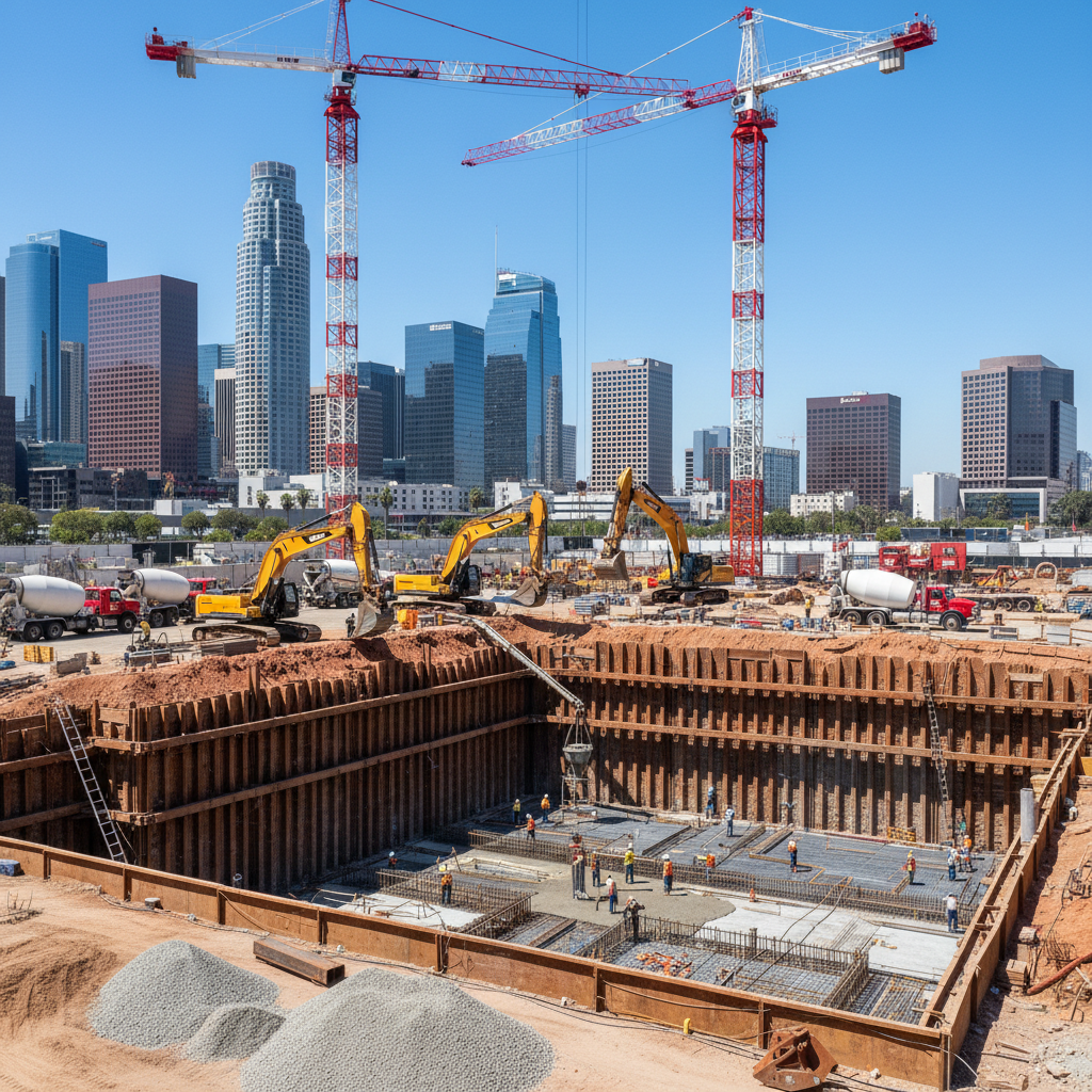 Foundation Permit - High-Rise — 1500 Figueroa St, Los Angeles, CA 90015