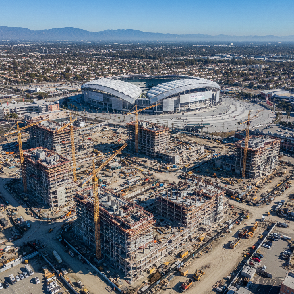 Hollywood Park Development Accelerates with New Retail and Residential Towers