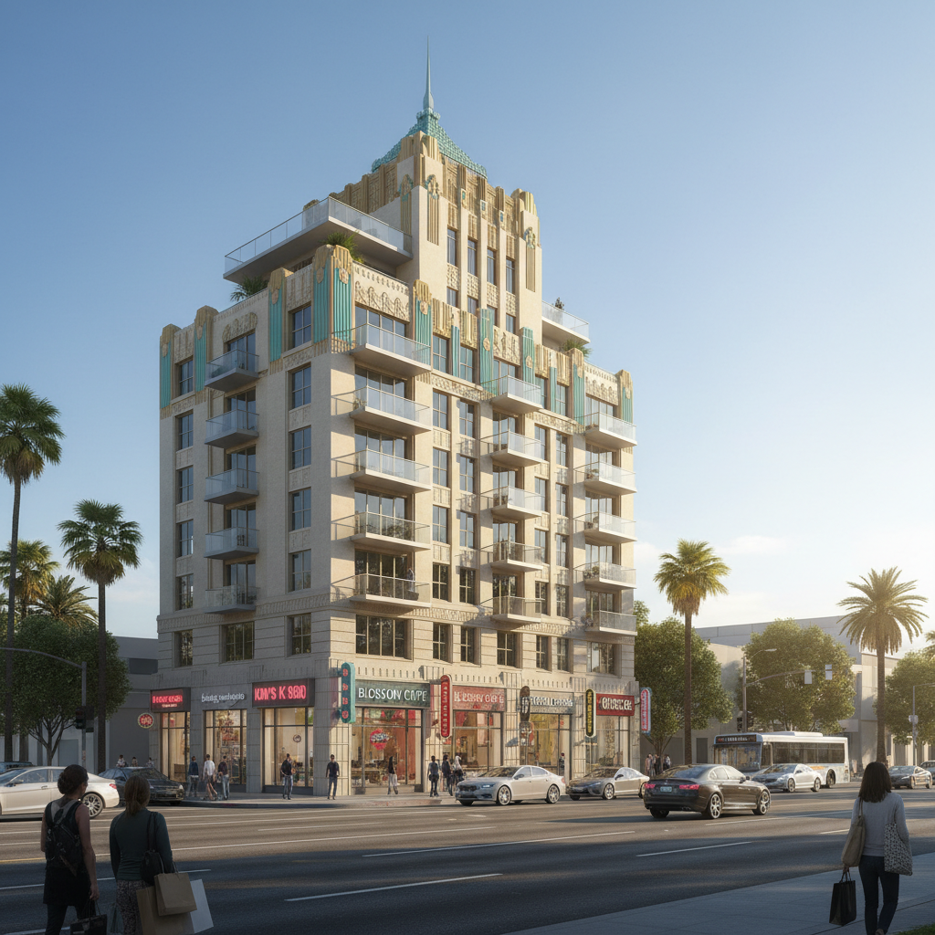 Adaptive Reuse - Commercial to Residential — 4000 Wilshire Blvd, Los Angeles, CA 90010