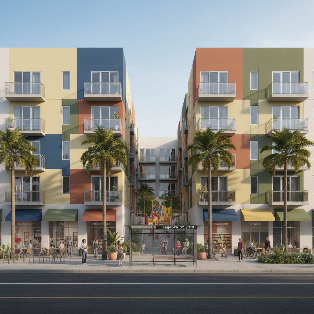 New Construction - Affordable Housing — 5000 S Figueroa St, Los Angeles, CA 90037