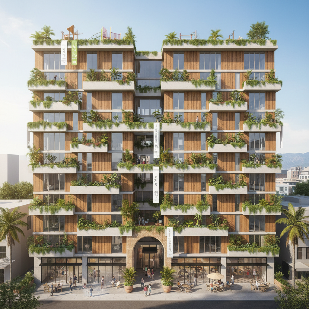 New Construction - Affordable Housing — 4500 Wilshire Blvd, Los Angeles, CA 90010