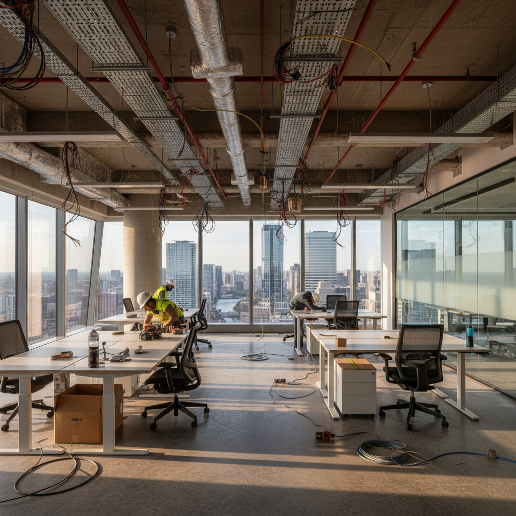 Tenant Improvement - Office — 345 S Grand Ave, Los Angeles, CA 90071