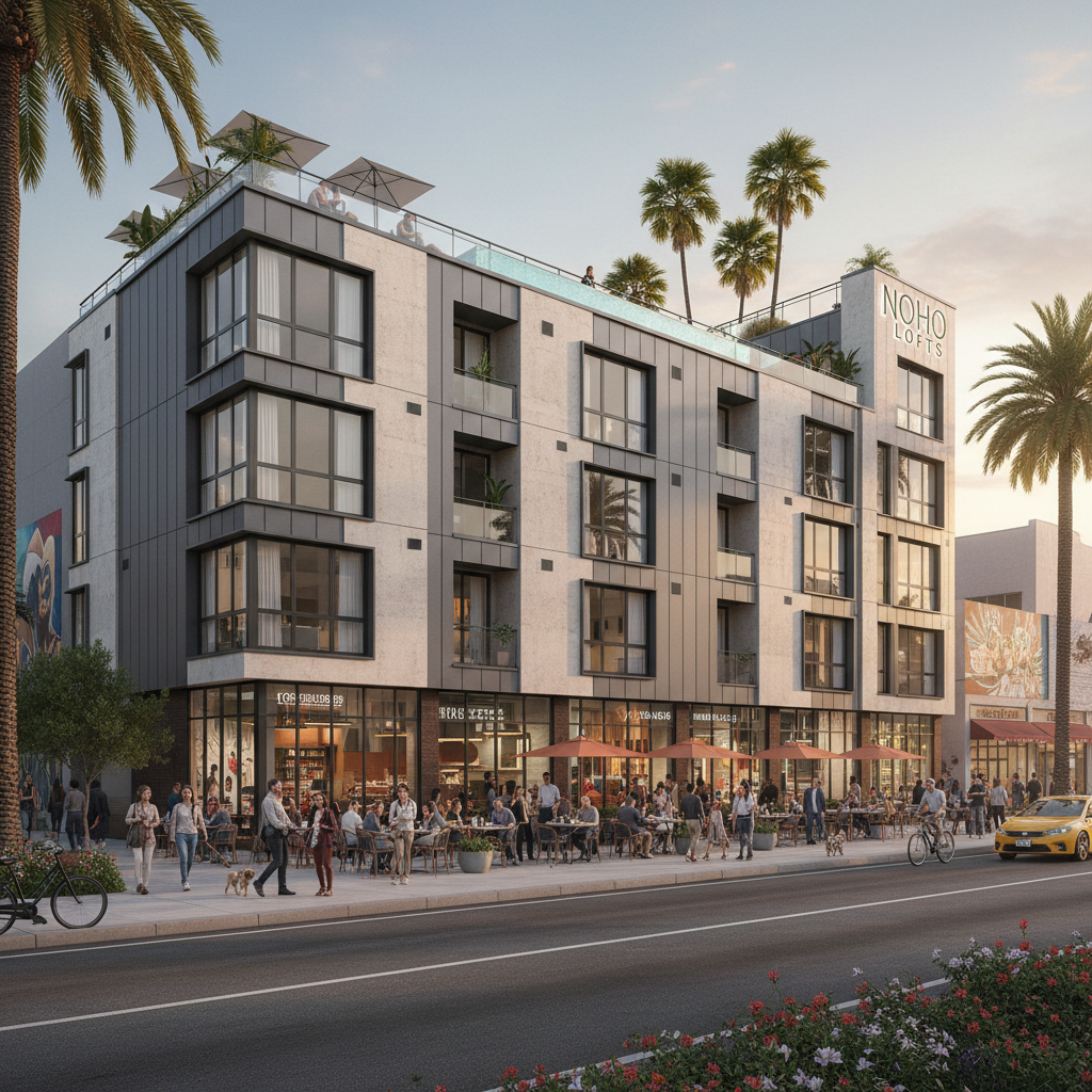 New Construction - Multi-Family Residential — 5550 Lankershim Blvd, North Hollywood, CA 91601