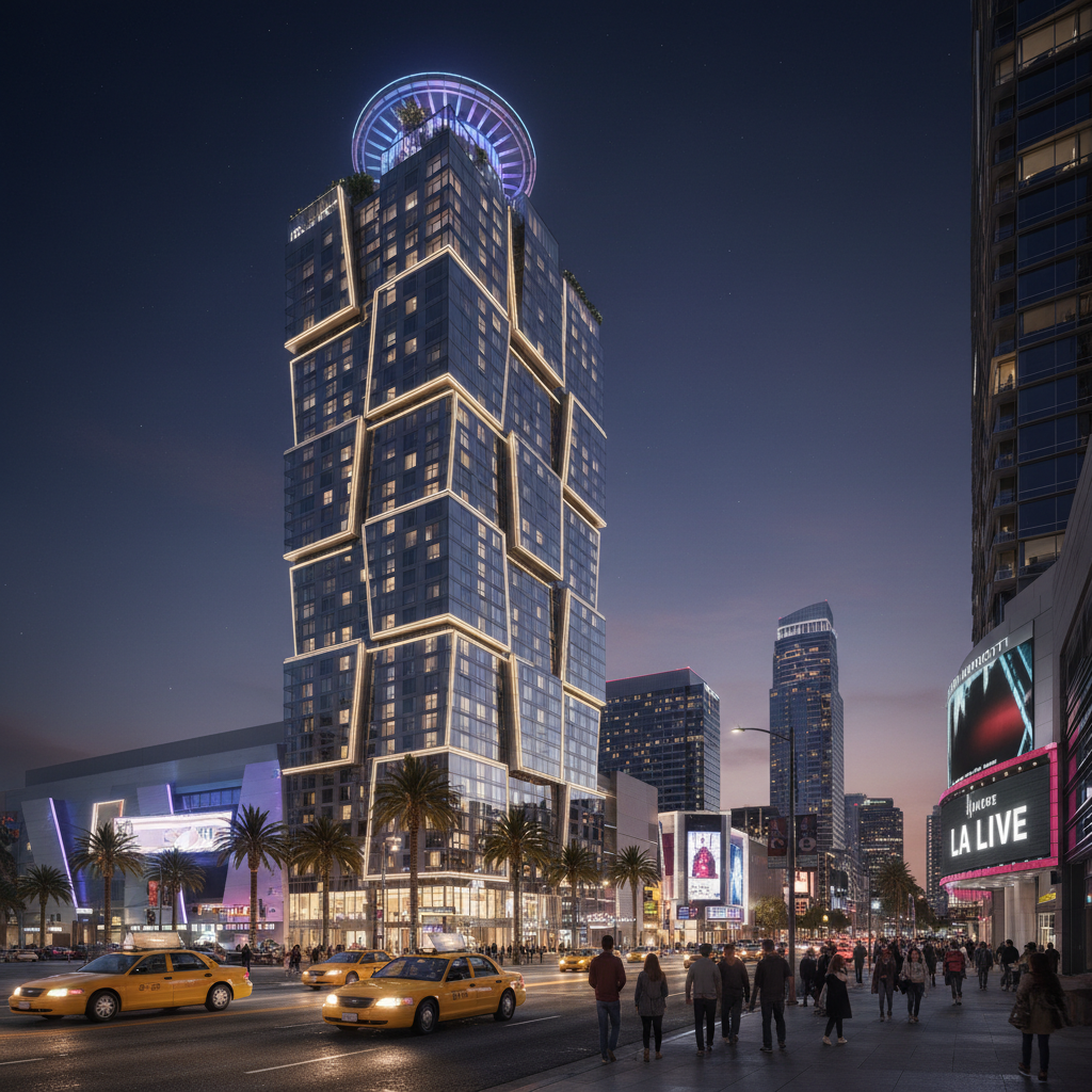 New Construction - Hotel — 999 S Figueroa St, Los Angeles, CA 90015