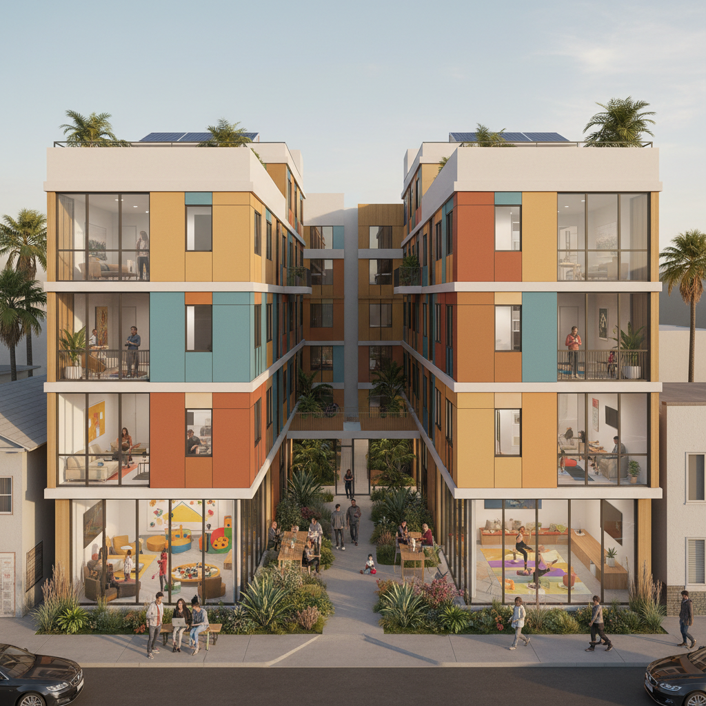 Affordable Housing (New Construction) — 888 N Vermont Ave, Los Angeles, CA 90029