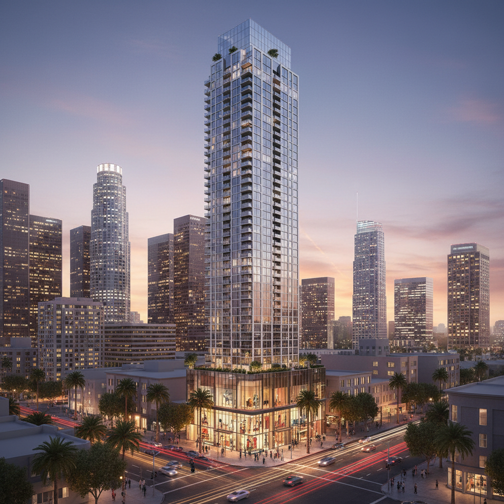 New Construction - Mixed-Use — 1230 Wilshire Blvd, Los Angeles, CA 90017