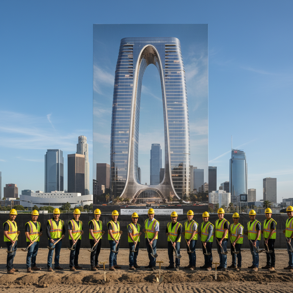 Grand Avenue's Next Chapter: 'The Arches' Breaks Ground on Mixed-Use Tower